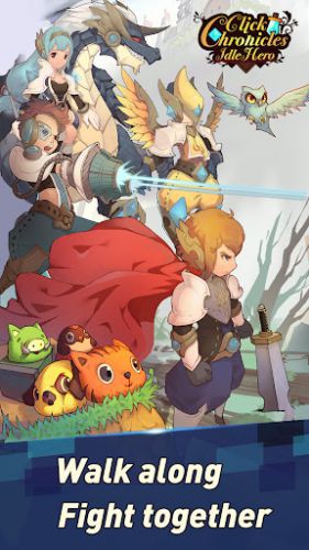 Click Chronicles Idle Hero mod vô hạn pha lê