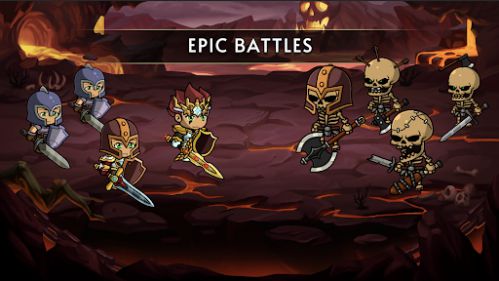 Idle heroes - afk 2d game rpg tiêu diệt quái vật