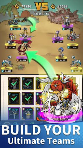 Merge Duck 2 Idle RPG vịt chiến đấu