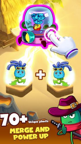 Zombie Defense - Plants War ghép cây