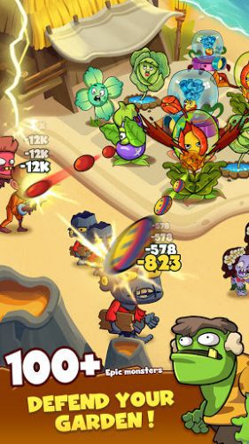 Zombie Defense - Plants War tiêu diệt zomibe