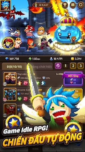 Idle Guardians: Never Die hack bất tử