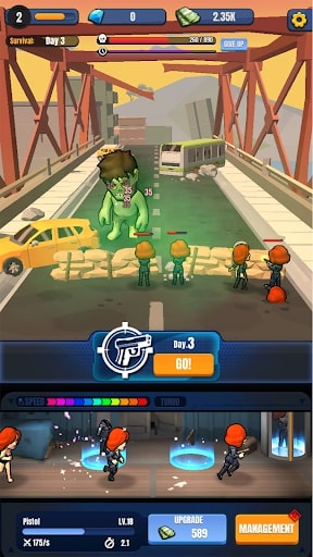 Idle Zombie Shooting MOD coins