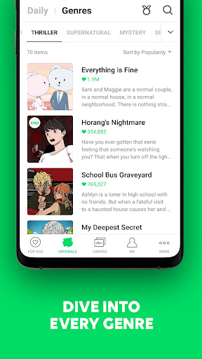 webtoon MOD mở khóa