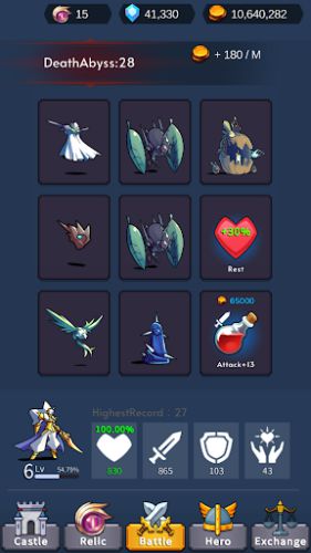 EndlessDungeon Idle RPG Game mod vô hạn vàng