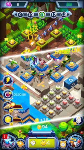Idle gamesMega Tower defense bảo vệ vương quốc