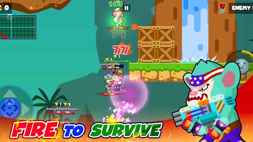 Bullet Warriors: 3vs3 Shooter MOD bất tử