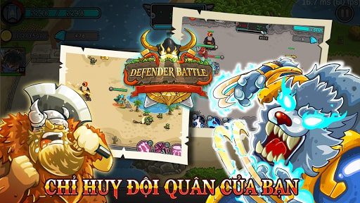 Defender Battle Hack vàng