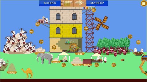 Idle Tower Builder: Miner City MOD tiền