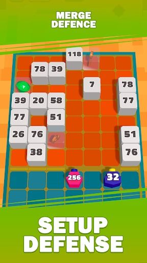 Merge Defense 3D MOD không quảng cáo