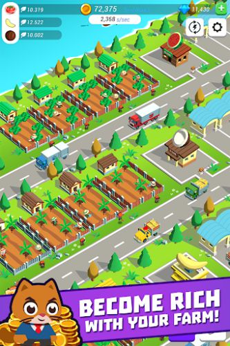 Super Idle Cats trồng trọt