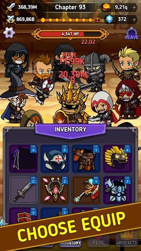 Tap Hero Clicker MOD money