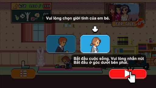 Life is a Game MOD vô hạn vàng