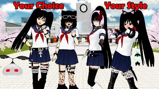 SchoolGirl AI 3D Anime Sandbox MOD tiền