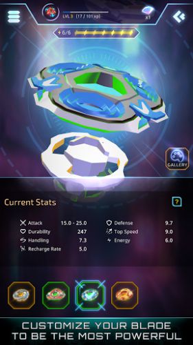 Blade Bouncer 2 Revolution siêu con quay