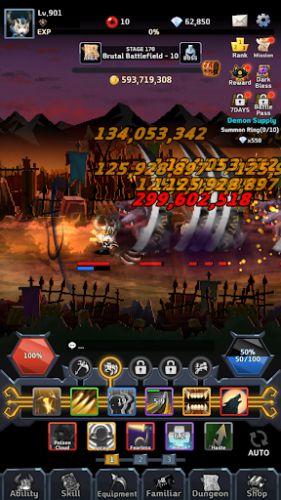 Dark Hero Dash Idle RPG siêu chiến binh