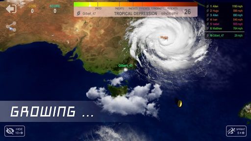 Hurricane.io MOD tiền
