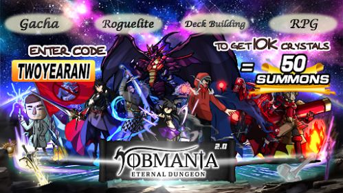 Jobmania - Eternal Dungeon đồ họa anime