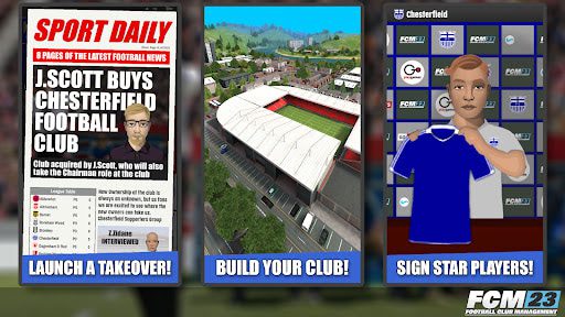 FCM23 - Football Club Management 2023 MOD menu