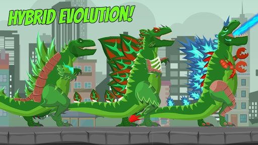 Hybrid Titan Rex: City Rampage MOD bất tử
