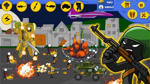 Stickman Modern Total War MOD vô hạn tiền