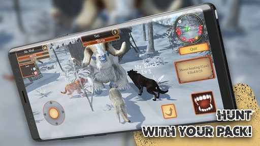 Wolf Simulator MOD tiền