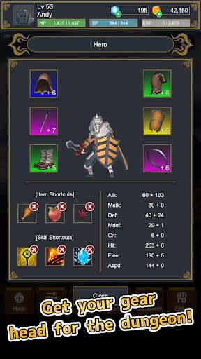 Dungeon Quest Seeker MOD vô hạn tiền