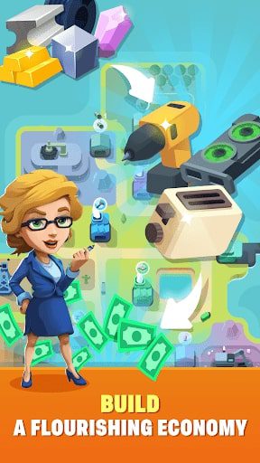 Idle Industries MOD gỡ quảng cáo