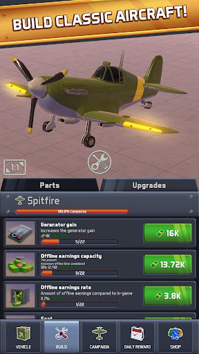 Idle Planes: Air Force Squad MOD tiền
