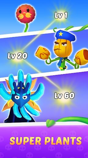 Merge Plants 3D - Garden Defense MOD tiền