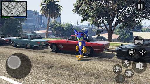 Dino Blue Monster Rope MOD GAMEHAYVL