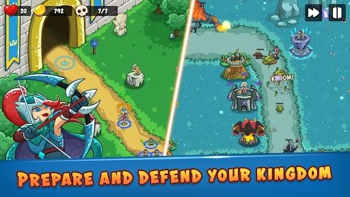 Epic Empire: Tower Defense MOD tiền