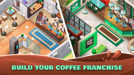 Idle Coffee Shop Tycoon MOD mua sắm