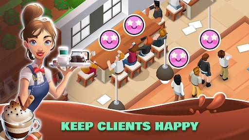 Idle Coffee Shop Tycoon MOD tiền