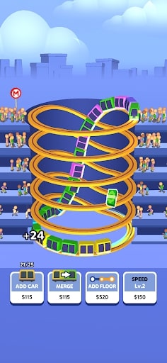 Speed Train MOD tiền