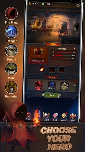 Survival Legends: Random Skill MOD menu