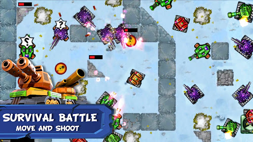 Tank Battles 2D MOD vô hạn tiền
