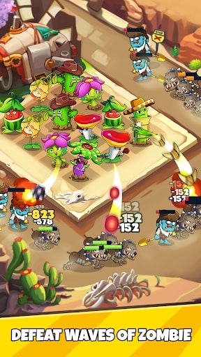 Zombie Farm - Plant Defense MOD tiền