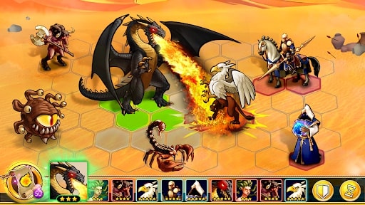 Clash of Gods Magic Kingdom MOD tiền