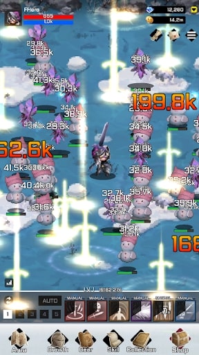 F Class Adventurer Sát thương