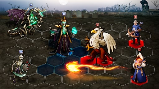 Heroes of Necropolis MOD nhận thưởng