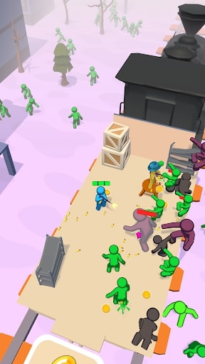Train Defense: Zombie Survival MOD tiền