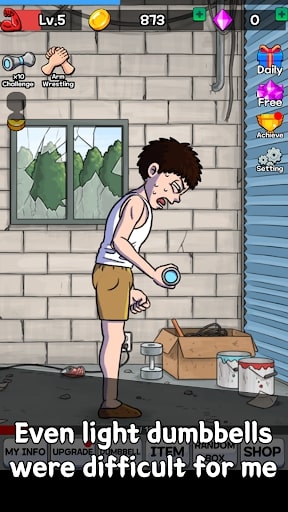 Arm Wrestling Clicker MOD tiền