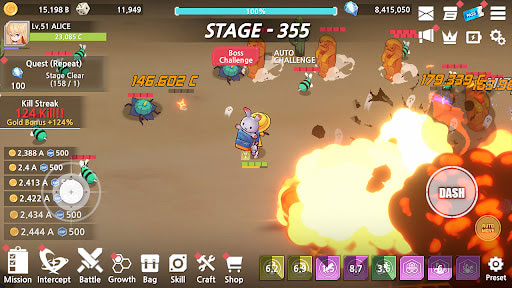 Alice, Final Weapon : Idle RPG MOD tiền