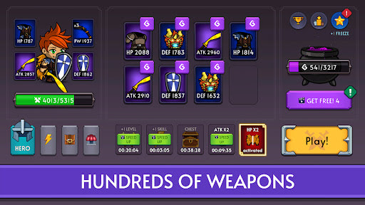 Knight Hero Adventure idle RPG MOD xu