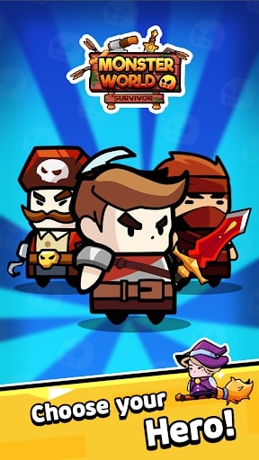 Monster World: Survival.io Menu