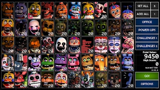 Ultimate Custom Night MOD tiền