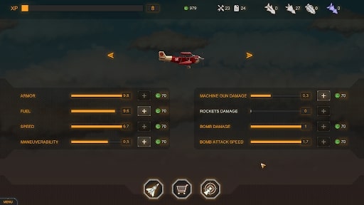 Aircraft Evolution MOD nhiên liệu