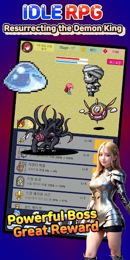 Idle RPG : Reviving Demon King MOD vô hạn tiền