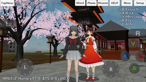School Girls Simulator MOD nhiều máu